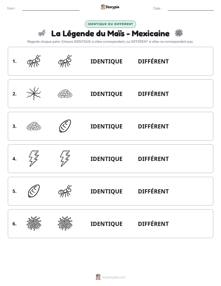 Identique ou Différent