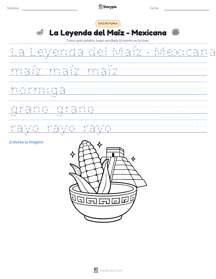 Práctica de Escritura