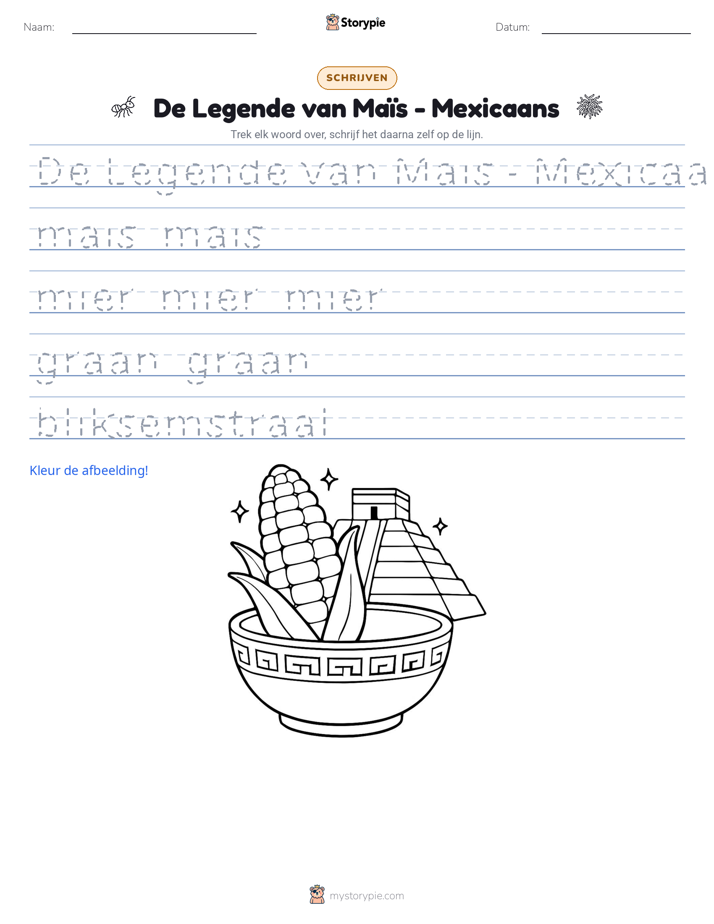 Schrijf Oefening
