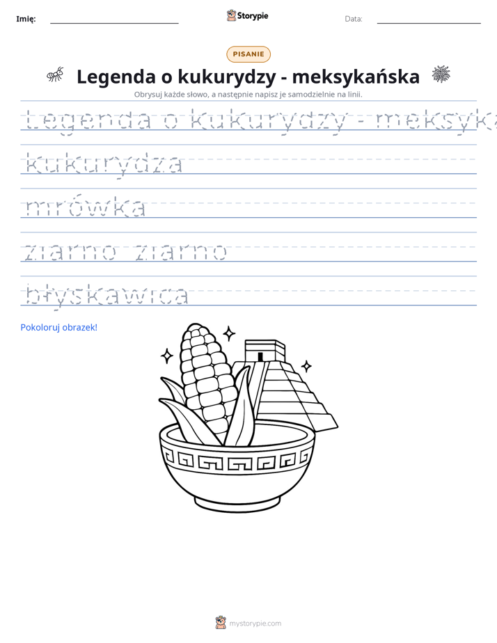 Ćwiczenie Pisania