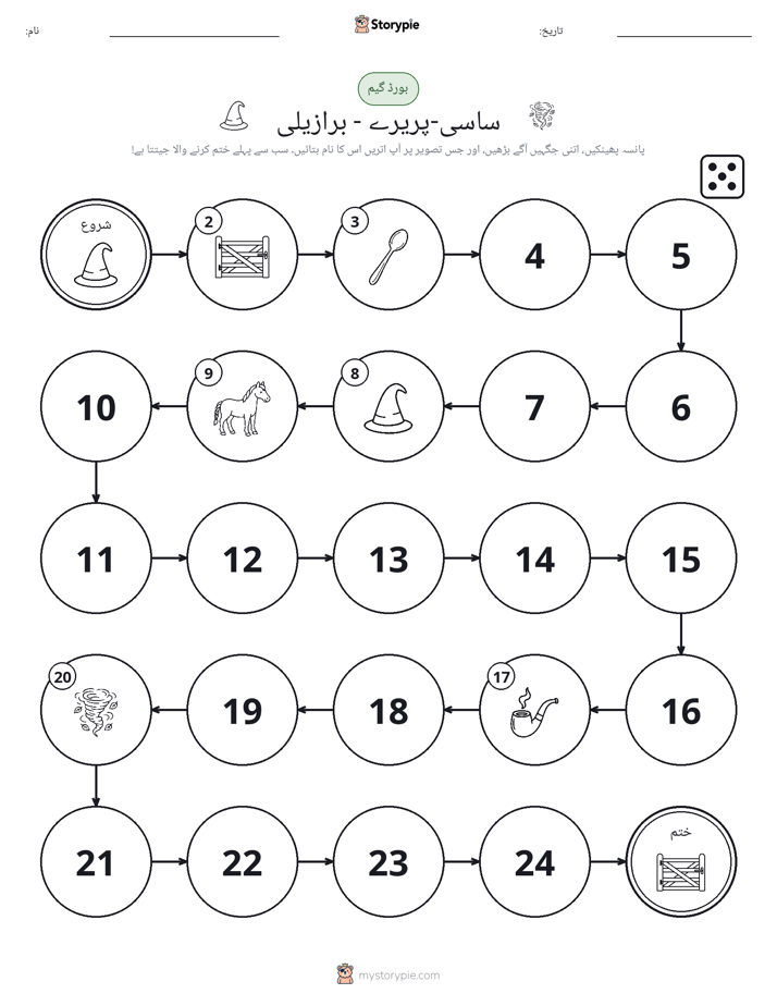 رول اور منتقل کریں کھیل