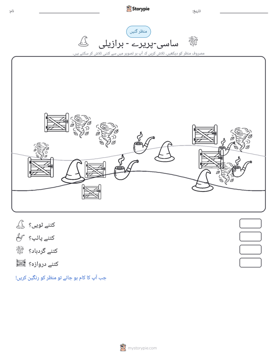 گنتی کا منظر