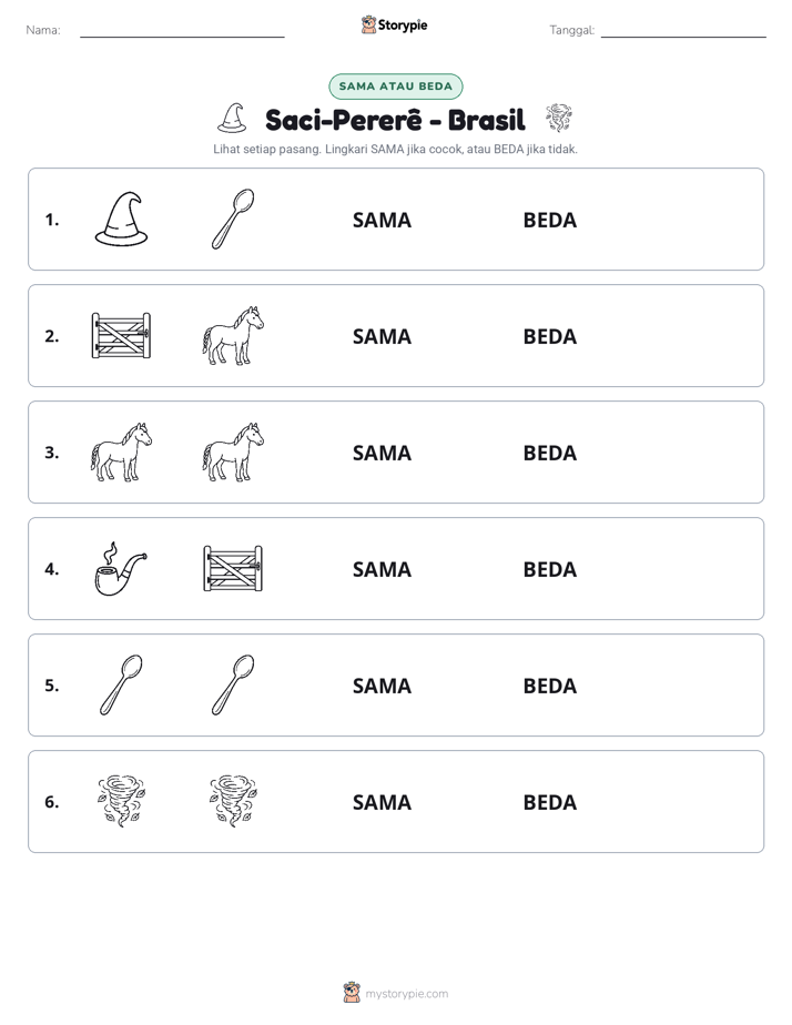 Sama atau Berbeda