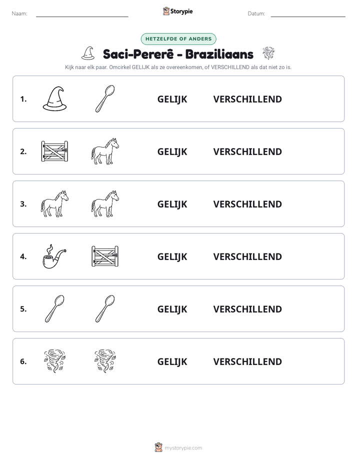 Zelfde of Verschillend
