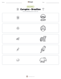 Curupira - Brazilian printable worksheet preview