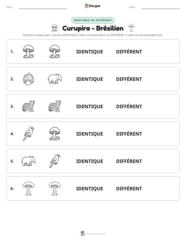 Identique ou Différent