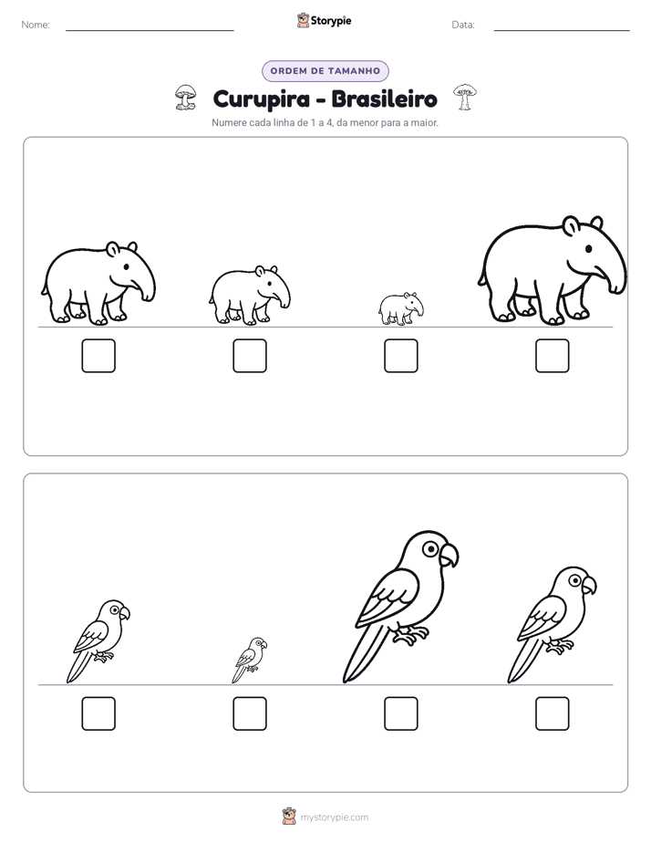 Ordem de Tamanho