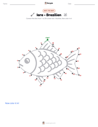 Iara - Brazilian printable worksheet preview