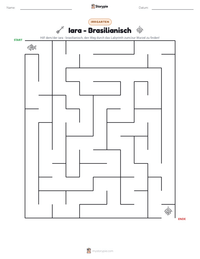 Iara - Brasilianisch druckbare Arbeitsblatt Vorschau
