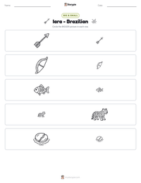 Iara - Brazilian printable worksheet preview