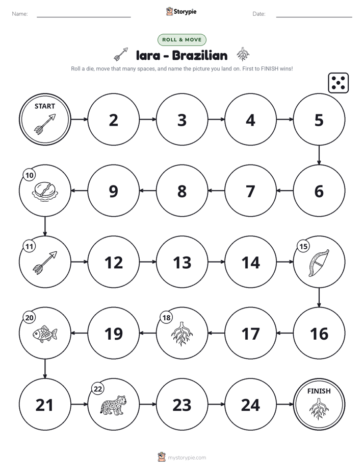 Roll & Move Game