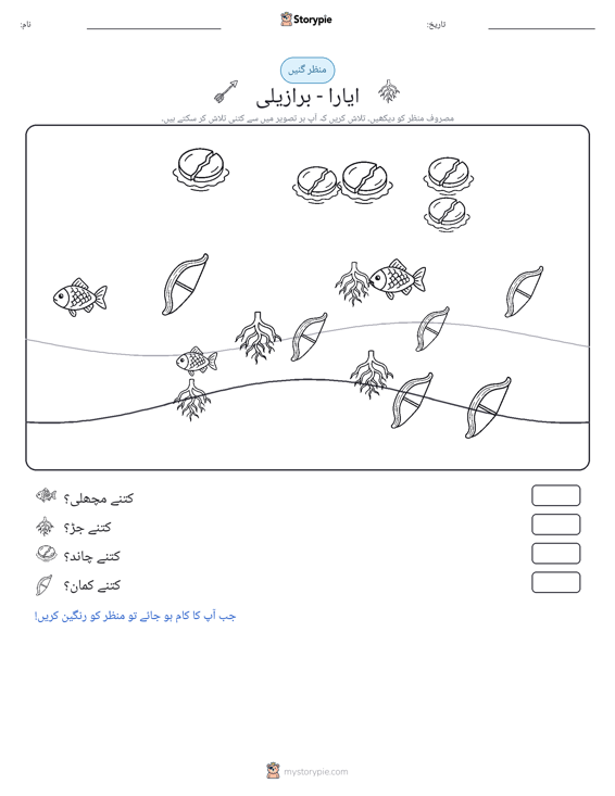 گنتی کا منظر