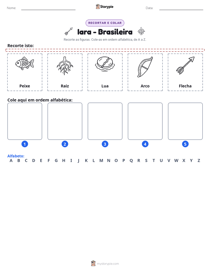 Recortar & Colar Alfabeto