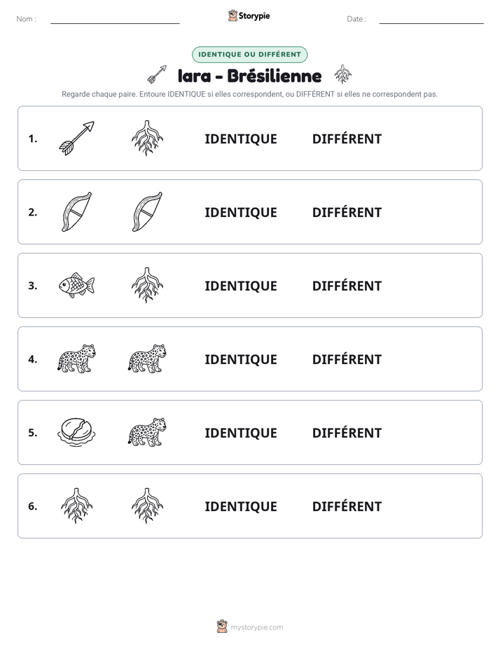 Identique ou Différent