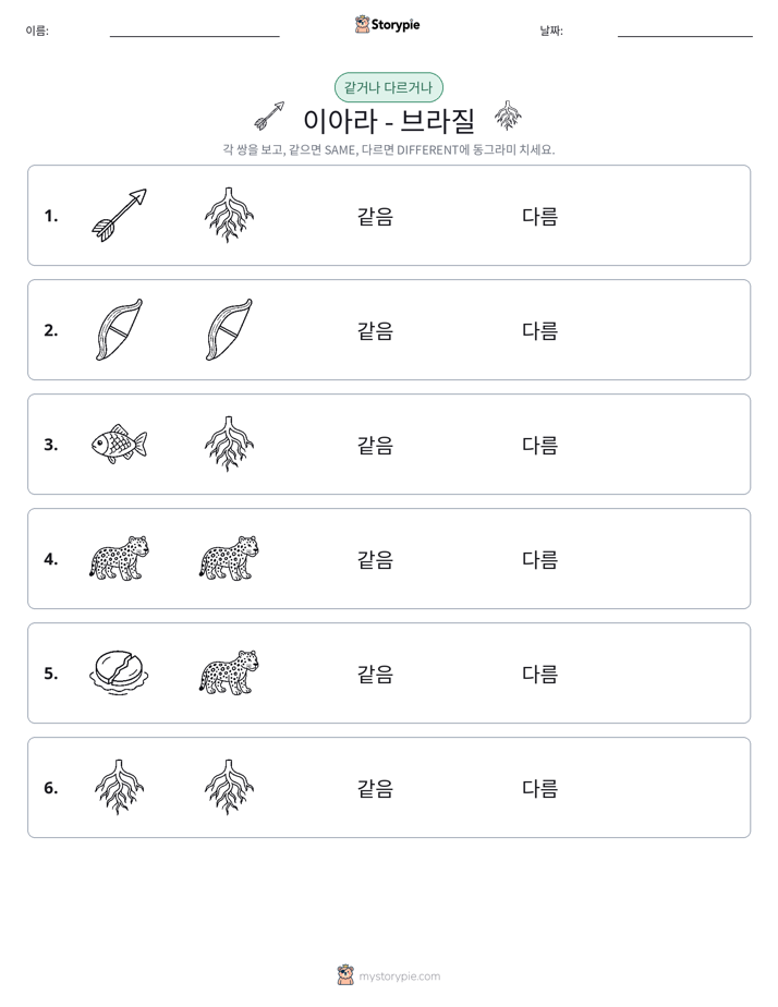 같은 것 또는 다른 것