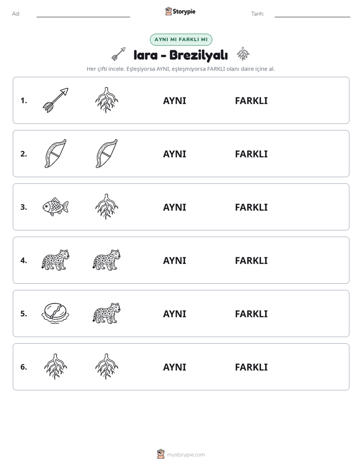 Aynı mı Farklı mı