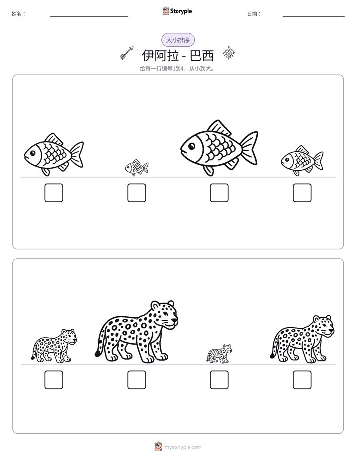 大小排序