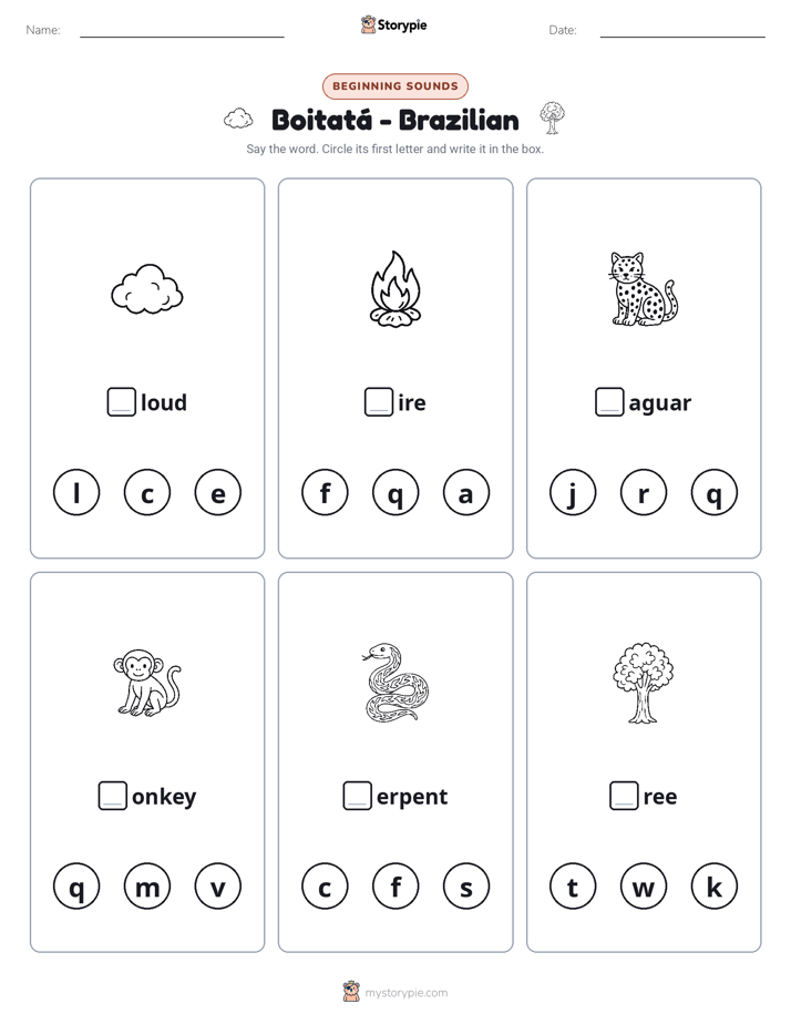Beginning Sounds