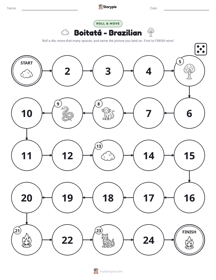 Roll & Move Game