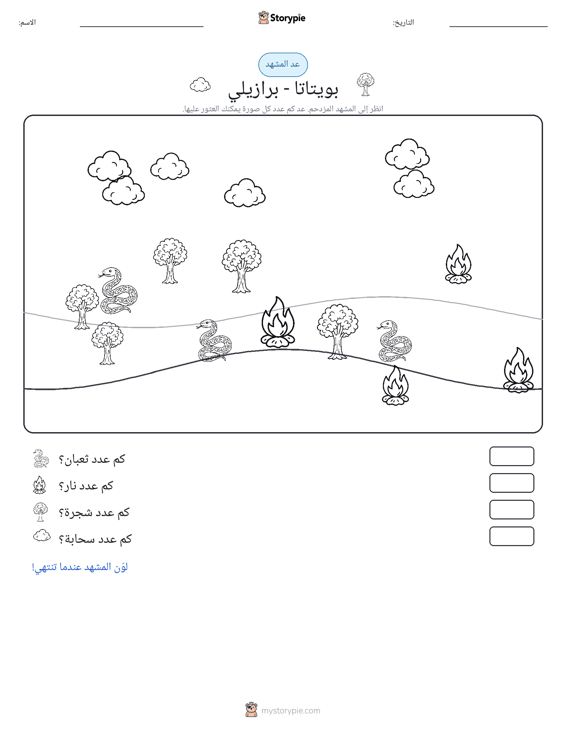 مشهد العد