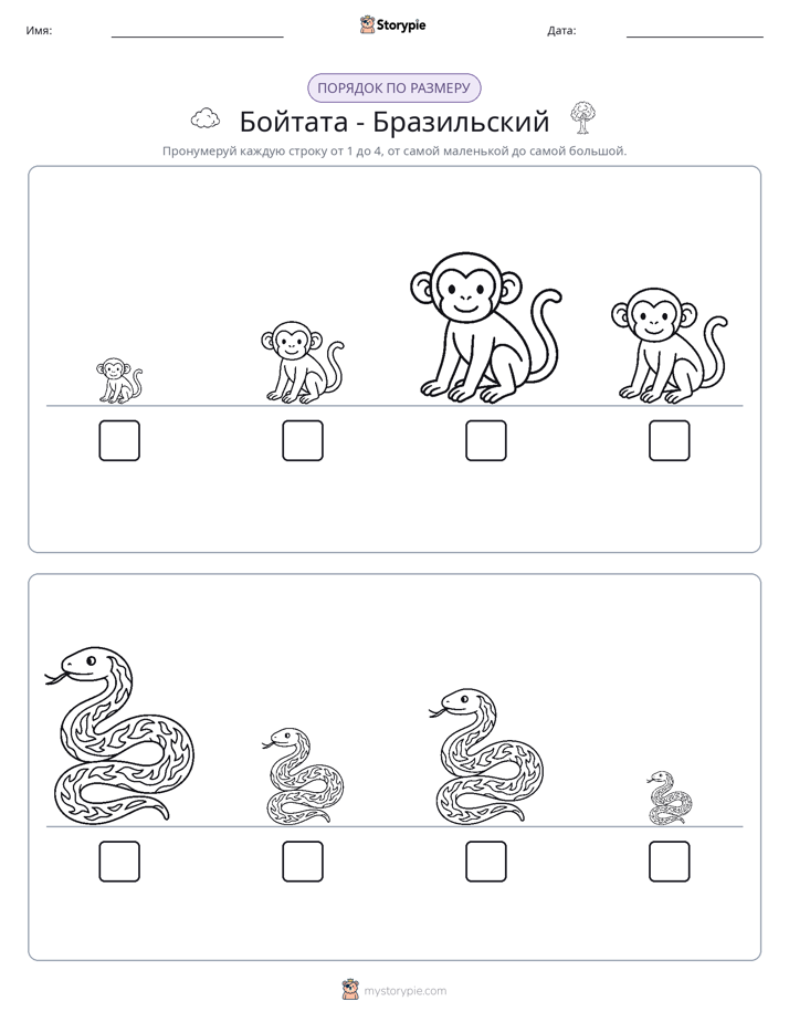 Размеры в порядке