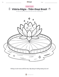 Xem trước tài liệu in sẵn Vitória-Régia - Thần thoại Brazil