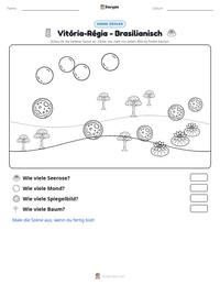 Vitória-Régia - Brasilianisch druckbare Arbeitsblatt Vorschau