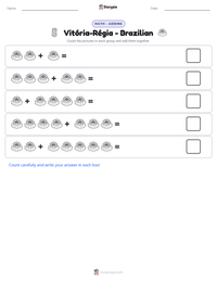 Vitória-Régia - Brazilian printable worksheet preview
