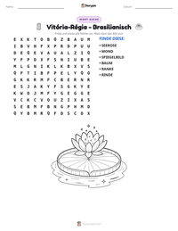 Vitória-Régia - Brasilianisch druckbare Arbeitsblatt Vorschau