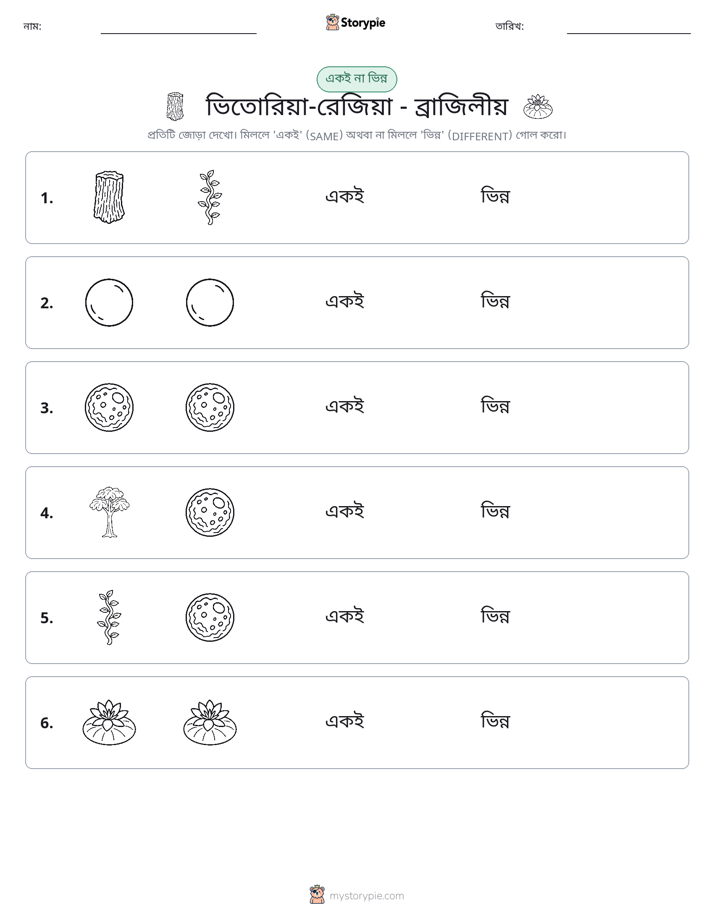 একই বা ভিন্ন