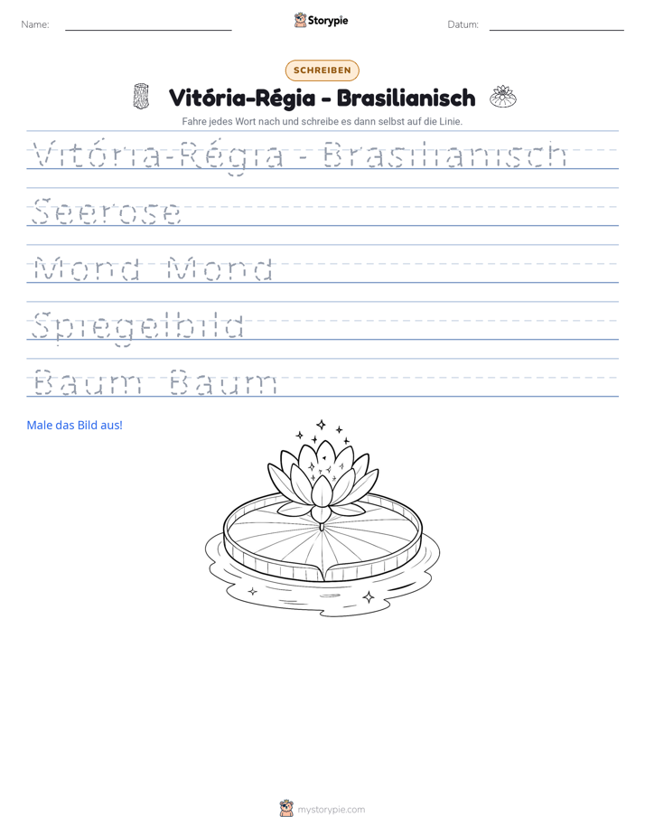 Schreibübung