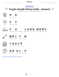 Xem trước tài liệu in sẵn Truyền thuyết về hoa Ceibo - Guaraní