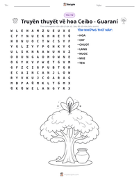 Xem trước tài liệu in sẵn Truyền thuyết về hoa Ceibo - Guaraní