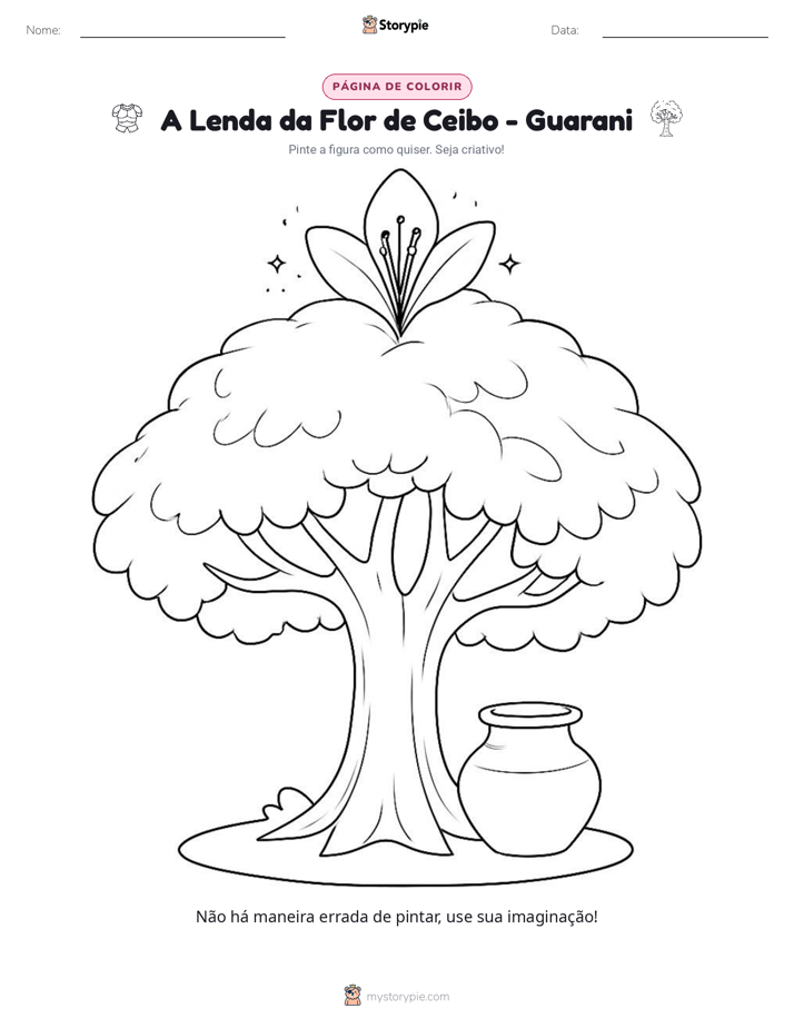 Página para colorir