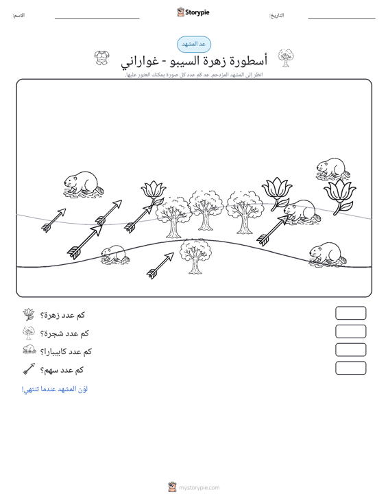 مشهد العد