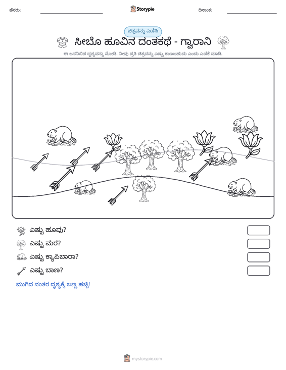 ಎಣಿಸುವ ದೃಶ್ಯ