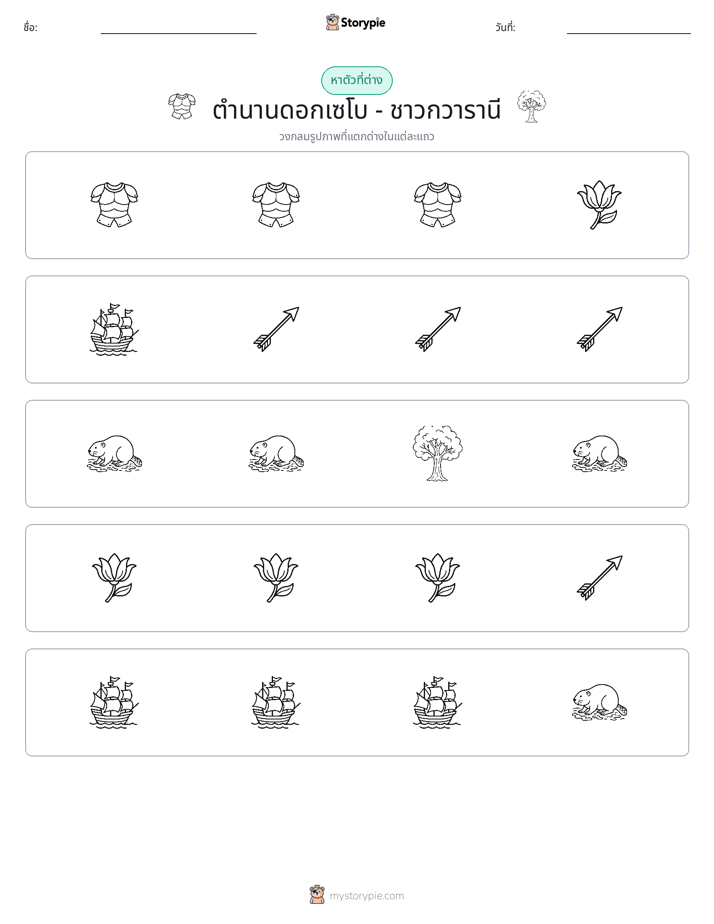 ตัวที่แตกต่าง