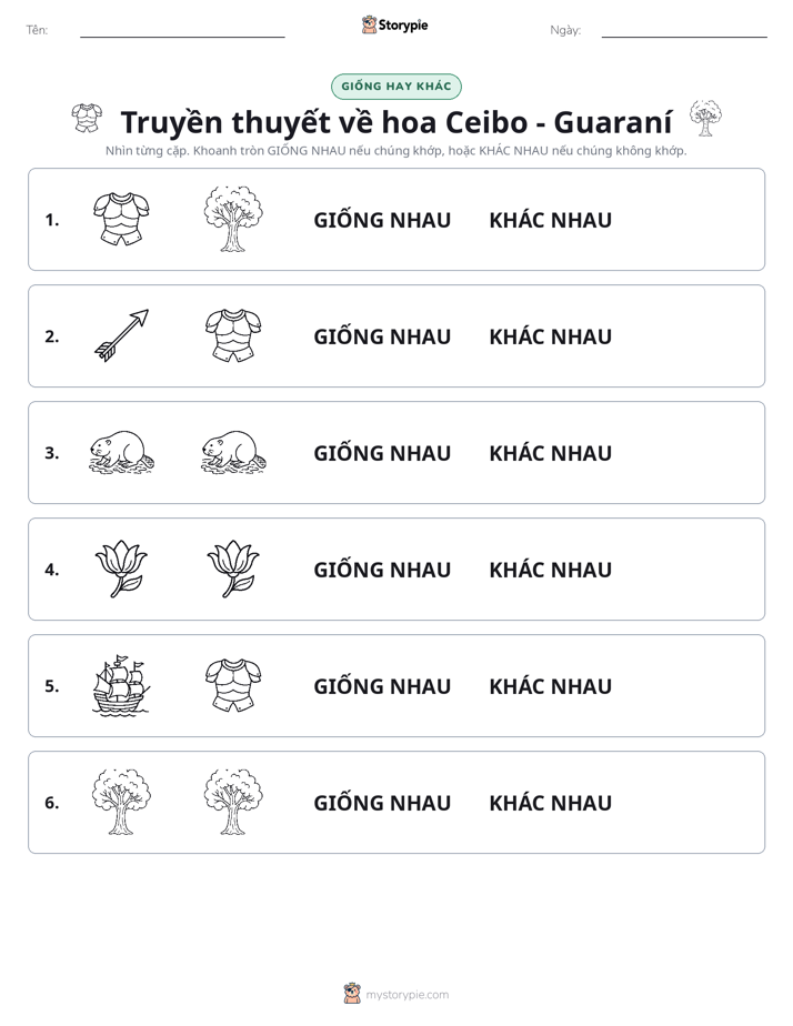 Giống Hay Khác
