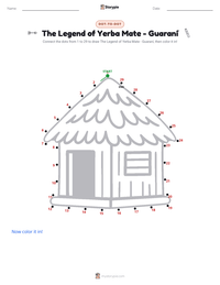 The Legend of Yerba Mate - Guaraní printable worksheet preview