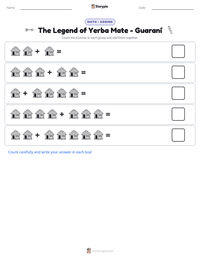 The Legend of Yerba Mate - Guaraní printable worksheet preview