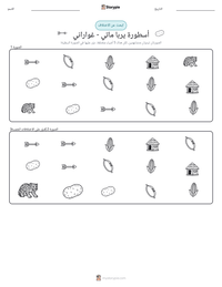 معاينة ورقة العمل القابلة للطباعة أسطورة يربا ماتي - غواراني