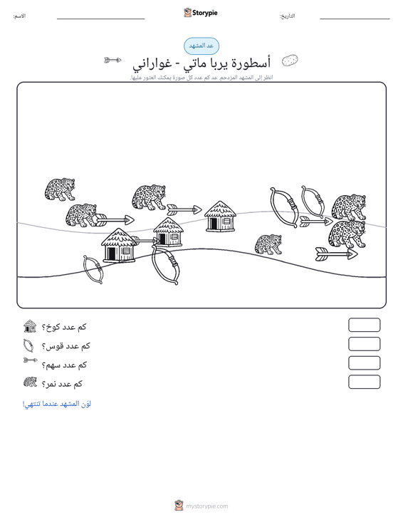 مشهد العد