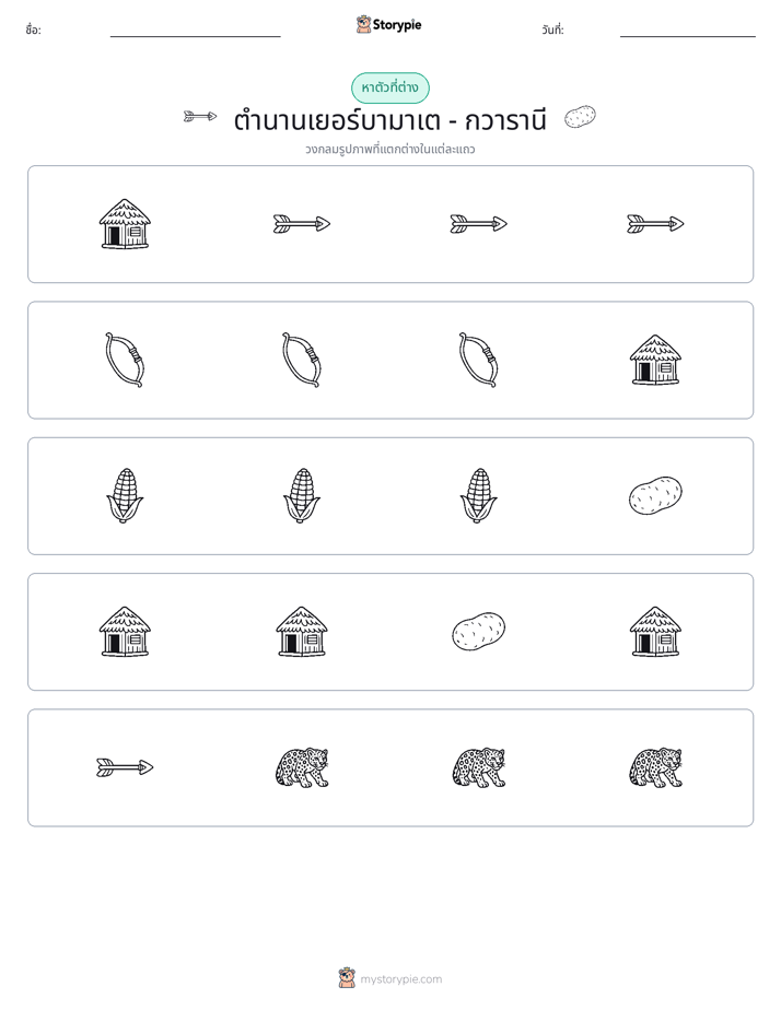 ตัวที่แตกต่าง