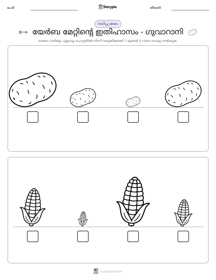 വലുപ്പം ക്രമം