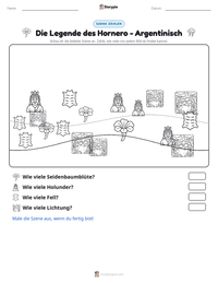 Die Legende des Hornero - Argentinisch druckbare Arbeitsblatt Vorschau