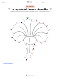 Vista previa de la hoja de trabajo imprimible de La Leyenda del Hornero - Argentina