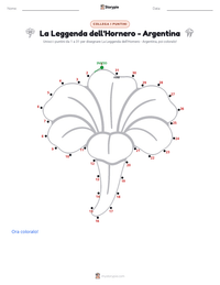 Anteprima della scheda stampabile di La Leggenda dell'Hornero - Argentina