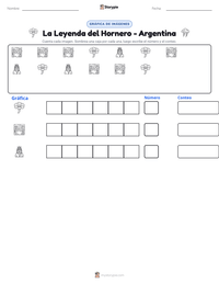 Vista previa de la hoja de trabajo imprimible de La Leyenda del Hornero - Argentina