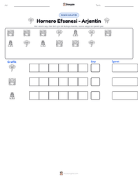 Hornero Efsanesi - Arjantin yazdırılabilir çalışma sayfası önizlemesi