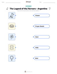The Legend of the Hornero - Argentine printable worksheet preview